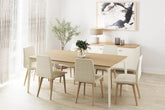 Serenity Dining Table 200cm Extending - Cashmere Oak - Pendle Village Furniture